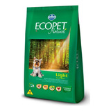 Ração Ecopet Light Cães Adultos Raças