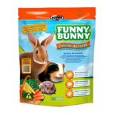 Ração Funny Bunny Delícias Da Horta 500g Coelho Porquinho