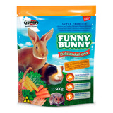 Ração Funny Bunny Delícias Da Horta 500g Coelhos Hamsters