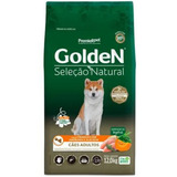 Ração Golden Seleção Natural P/cães Adultos 12kg