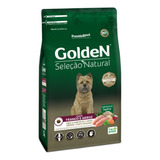 Ração Golden Seleção Natural Para Cães Sênior De Porte Pequeno Sabor Frango E Arroz 3kg