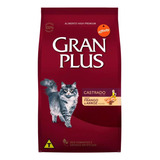 Ração Gran Plus Gatos Castrados Frango E Arroz - 10kg