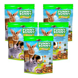 Ração Hamsters E Roedores Funny Bunny 500g Kit 5 Unidades