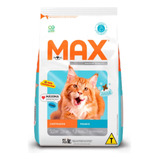 Ração Max Para Gatos Adultos Castrados Sabor Frango 10,1 Kg