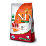 Ração N&d Pumpkin Canine Frango&romã Adult Maxi 10,1kg