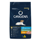 Ração Origens Premium Especial Cães Filhotes Portes Mini E Pequeno Sabor Frango E Cereais 10,1kg.