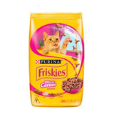 Racao Para Gato Adulto Friskies Sabor Carnes Sacola De 3k