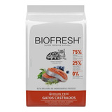 Ração Para Gatos Adulto Castrado Sabor Salmão 400g Biofresh