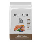 Ração Para Gatos Sênior Sabor Salmão 7,5kg Biofresh