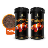 Ração Peixe Aquário Marinho Poytara P 240g C/ Spirulina Alho