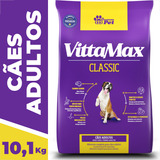 Ração Pet Alimento Premium Vittamax Caes Classic 10,1 Kg