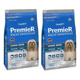 Ração Premier Cão Lhasa Apso Adulto 1kg Kit 2 Unidades