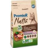 Ração Premier Nattu Cães Sênior Porte Pequeno Mandioca 2,5kg