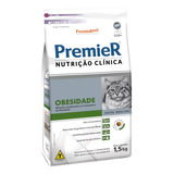 Ração Premier Nutrição Clínica Obesidade P/ Gatos Ad. 1,5kg 