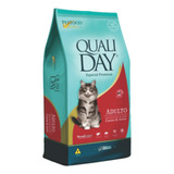 Ração Qualiday Cat Carne E Arroz Gatos Adultos 1 Kg