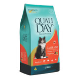 Ração Qualiday Cat Frango Arroz Vegetais Gato Castrado 10kg