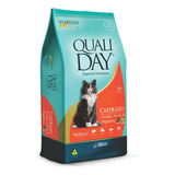 Ração Qualiday Gatos Adultos Castrados Frango 10,1kg