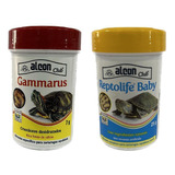 Ração Reptofile Baby 25g + Gammarus 7g Alimentos Alcon