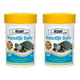 Ração Reptolife Baby Alcon Tartarugas 25 Gramas - Kit Com 2
