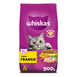 Ração Seca Whiskas Para Gatos Adultos Sabor Frango 900g