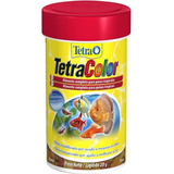 Ração Tetra Color Flakes 52g Aumenta Coloração Tetras Guppy
