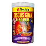 Ração Tropical Discus Gran D-50 Plus 440g Aumenta Coloração Dos Discus Vermelhos Contem Astaxantina