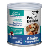 Ração Úmida Com Colágeno Pet Delícia Cães Sênior 7+ 320g