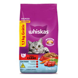 Ração Whiskas Carne Gatos Castrados 9