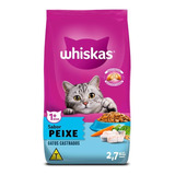 Ração Whiskas Para Gatos Adultos Castrados Sabor Peixe 2,7kg