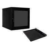 Rack 19 8u Para Servidor Fechado De Parede Com Prateleira