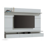 Rack C/ Painel Tv Lcd Led Suspenso Branco Até 52 Polegadas 