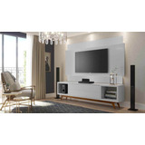Rack Com Painel Horizon 2.2 Branco Moveisaqui Promoção