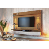 Rack Com Painel Tv Lcd Led Suspenso Branco Até 52 Polegadas