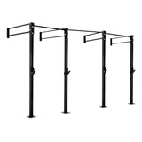 Rack Crossfit Box Parede Gaiola Multifuncional 3 Módulos