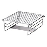 Rack De Grelha Dobrável Suporte De Fogão Mini Grill