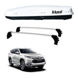 Rack De Teto Pajero Sport + Bagageiro Maleiro 480l Kiussi