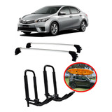 Rack De Teto + Suporte De Caiaque Kiussi Corolla 2015 A 2019