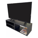 Rack Nicho Prateleira Preto Para Tv Cd Video Game Dvd