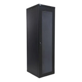 Rack Padrao Piso 19 42u X 570mm Preto C/porta Acrilico Hepso
