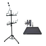Rack Para Instrumentos De Percussão + Mesa Com Clamp Torelli