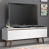 Rack Para Tv Até 55 Polegadas Madesa Le Mans Com 2 Portas Ru