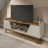 Rack Para Tv Até 65 Polegadas 2 Portas 3 Nichos Decor