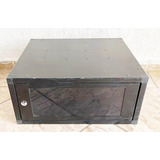 Rack Parede Fechado Preto 56x25,5x47 Ref.02 S/ Chave