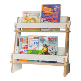 Rack Porta Livros Infantil De Chão