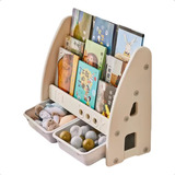 Rack Porta Livros Infantil Standbook Estante Prateleira 