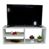 Rack Suspenso Mdf P Tv Dvd Video Game Nicho Painel Marrom 1m