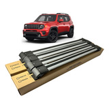 Rack Travessa Jeep Renegade 4 Barras Bagageiro Larga 2022