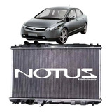 Radiador Notus Honda Civic 1.8 2006 2007 2008 2009 2010 2011