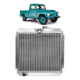 Radiador Rural F75 Willys 6 Cilindros Alumínio Exp. + Tampa