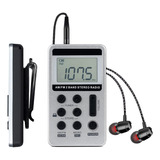 Rádio Am Fm Portátil Swdstp, Rádio Walkman Com Tv Digital